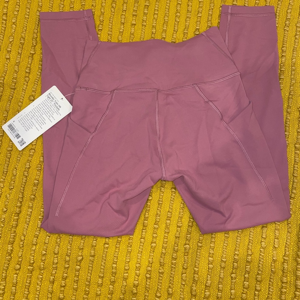 NWT lululemon wunder train HR tights with pockets - Picture 2 of 9